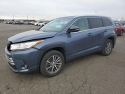 Toyota salvage cars for sale: 2017 Toyota Highlander SE