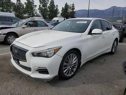 Salvage cars for sale at Rancho Cucamonga, CA auction: 2018 Infiniti Q50 Luxe