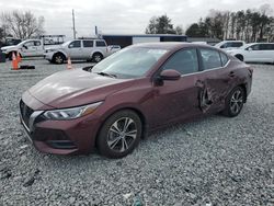 Salvage cars for sale at Mebane, NC auction: 2021 Nissan Sentra SV