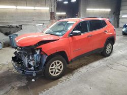 Salvage cars for sale at Angola, NY auction: 2021 Jeep Compass Sport