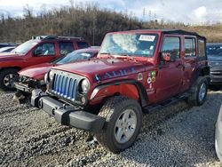 Salvage cars for sale at West Mifflin, PA auction: 2012 Jeep Wrangler Unlimited Sport