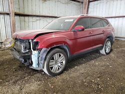 Volkswagen salvage cars for sale: 2019 Volkswagen Atlas SE