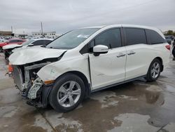 Salvage cars for sale from Copart Grand Prairie, TX: 2018 Honda Odyssey EXL