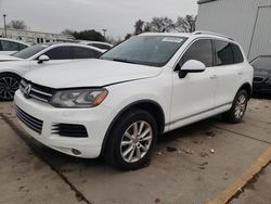 Salvage cars for sale at Sacramento, CA auction: 2014 Volkswagen Touareg V6