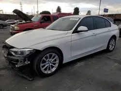 Salvage cars for sale at Wilmington, CA auction: 2017 BMW 320 I