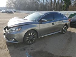 Salvage cars for sale at Glassboro, NJ auction: 2017 Nissan Sentra S