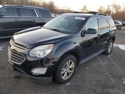 Chevrolet Equinox lt salvage cars for sale: 2016 Chevrolet Equinox LT