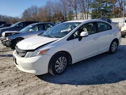 Vehiculos salvage en venta de Copart North Billerica, MA: 2012 Honda Civic LX