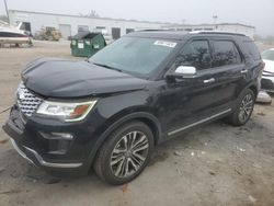 Salvage cars for sale at Riverview, FL auction: 2018 Ford Explorer Platinum