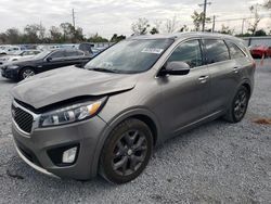 Salvage cars for sale at Riverview, FL auction: 2016 KIA Sorento SX