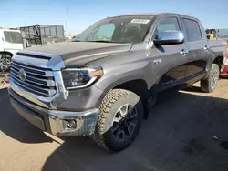 2019 Toyota Tundra Crewmax Limited en venta en Brighton, CO