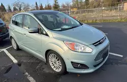 Salvage cars for sale at Sacramento, CA auction: 2013 Ford C-MAX SEL