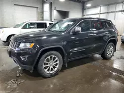 Salvage cars for sale at Ham Lake, MN auction: 2015 Jeep Grand Cherokee Limited