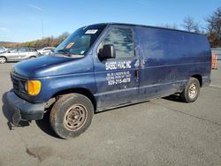 Salvage trucks for sale at Brookhaven, NY auction: 2006 Ford Econoline E150 Van