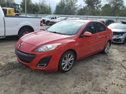 Salvage cars for sale from Copart Midway, FL: 2010 Mazda 3 S