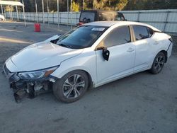 Salvage cars for sale from Copart Savannah, GA: 2020 Nissan Sentra SV