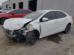 Salvage cars for sale at Jacksonville, FL auction: 2017 Toyota Corolla L