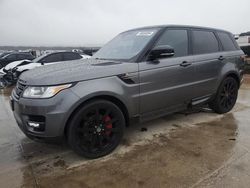 Salvage cars for sale at Grand Prairie, TX auction: 2016 Land Rover Range Rover Sport SE