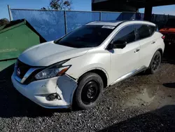 Salvage cars for sale at Riverview, FL auction: 2017 Nissan Murano S