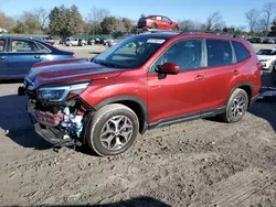 Salvage cars for sale at Madisonville, TN auction: 2021 Subaru Forester Premium