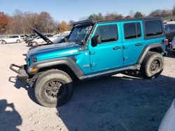 Salvage cars for sale at Madisonville, TN auction: 2020 Jeep Wrangler Unlimited Sport