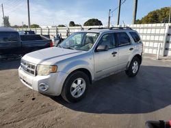 Salvage trucks for sale at Miami, FL auction: 2008 Ford Escape XLT