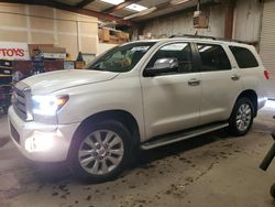 Salvage cars for sale at Bakersfield, CA auction: 2010 Toyota Sequoia Platinum