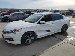 Salvage cars for sale at Grand Prairie, TX auction: 2016 Honda Accord Sport