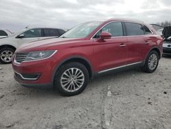 Lincoln salvage cars for sale: 2016 Lincoln MKX Select