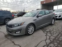 Salvage cars for sale at Fort Wayne, IN auction: 2014 KIA Optima EX