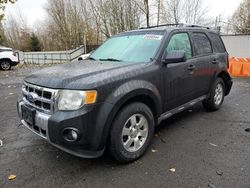 Salvage cars for sale at Portland, OR auction: 2011 Ford Escape Limited