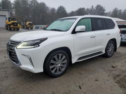 Salvage cars for sale from Copart Mendon, MA: 2017 Lexus LX 570