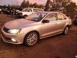 Salvage Cars with No Bids Yet For Sale at auction: 2015 Volkswagen Jetta SE