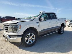 Salvage cars for sale at Arcadia, FL auction: 2021 Ford F150 Supercrew