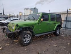 Salvage cars for sale at Chicago Heights, IL auction: 2019 Jeep Wrangler Unlimited Sahara