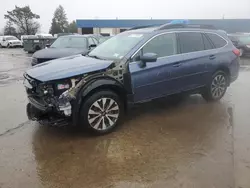 Salvage cars for sale at Woodhaven, MI auction: 2017 Subaru Outback 2.5I Limited