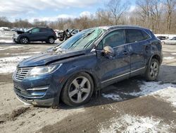 Salvage cars for sale at Ellwood City, PA auction: 2017 Lincoln MKC Premiere