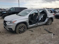 Salvage cars for sale at Indianapolis, IN auction: 2019 Chevrolet Traverse LS