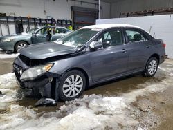 Salvage cars for sale at Candia, NH auction: 2013 Toyota Corolla Base