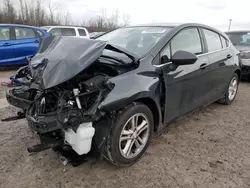 2017 Chevrolet Cruze LT en venta en Leroy, NY