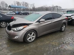 Salvage cars for sale at Spartanburg, SC auction: 2013 Hyundai Elantra GLS