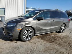 Salvage cars for sale at Tulsa, OK auction: 2018 Honda Odyssey Elite