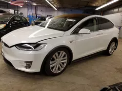 Salvage cars for sale at Wheeling, IL auction: 2016 Tesla Model X