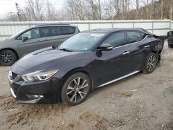 Salvage cars for sale at Hurricane, WV auction: 2016 Nissan Maxima 3.5S