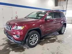 Jeep Grand Cherokee Limited salvage cars for sale: 2016 Jeep Grand Cherokee Limited