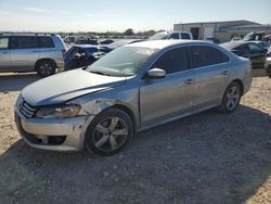 Salvage cars for sale at San Antonio, TX auction: 2013 Volkswagen Passat SE