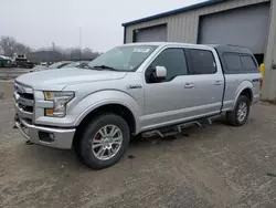 Salvage cars for sale at Duryea, PA auction: 2015 Ford F150 Supercrew