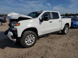 Salvage cars for sale at Houston, TX auction: 2021 Chevrolet Silverado K1500 Custom