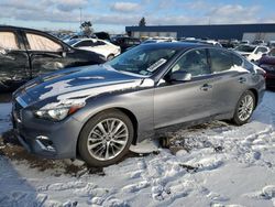 Infiniti salvage cars for sale: 2019 Infiniti Q50 Luxe