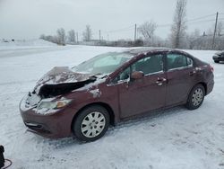 2013 Honda Civic LX en venta en Montreal Est, QC